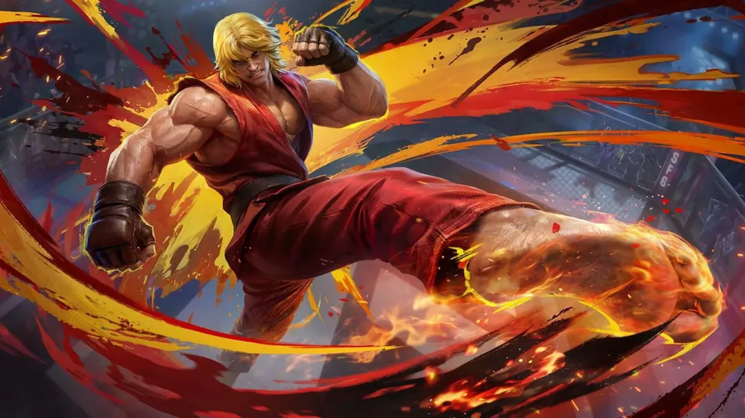 Script Skin Chou x Street Fighter - Ken Master