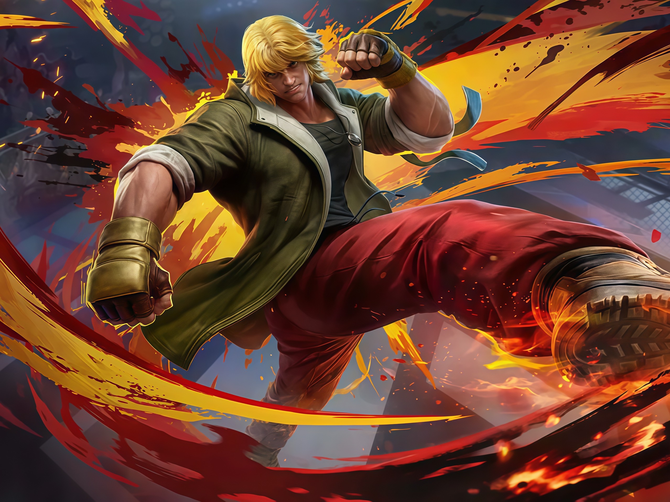 Script Skin Chou Street Fighter 1 - Ken Master