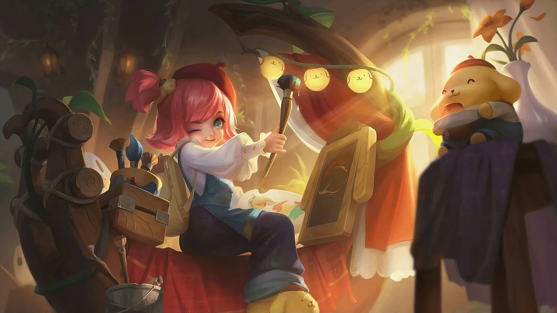 Script Skin Chang'e x Sanrio Characters - Moon Artist
